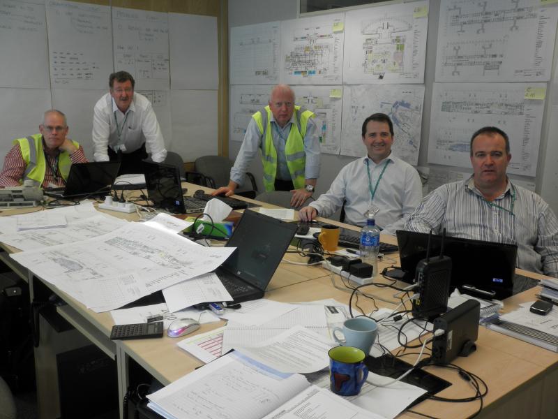 Dublin Airport ORAT team planning and overseeing Aer Lingus transition to T2.
